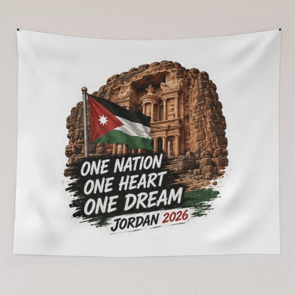 Item preview, One Nation One Heart One Dream – Jordan 2026 Football Sticker designed and sold by syndia2209.