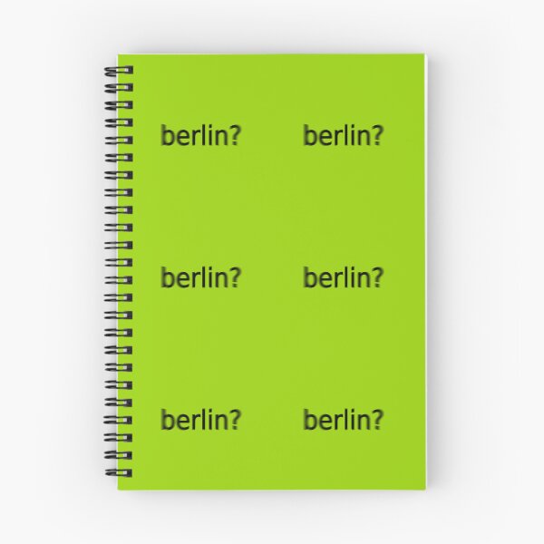 Item preview, Berlin Supreme Green Question Unique Artwork Sign designed and sold by Doctor Schtrudel.