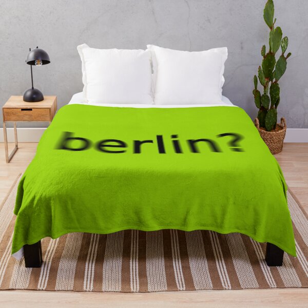 Item preview, Berlin Supreme Green Question Unique Artwork Sign designed and sold by Doctor Schtrudel.