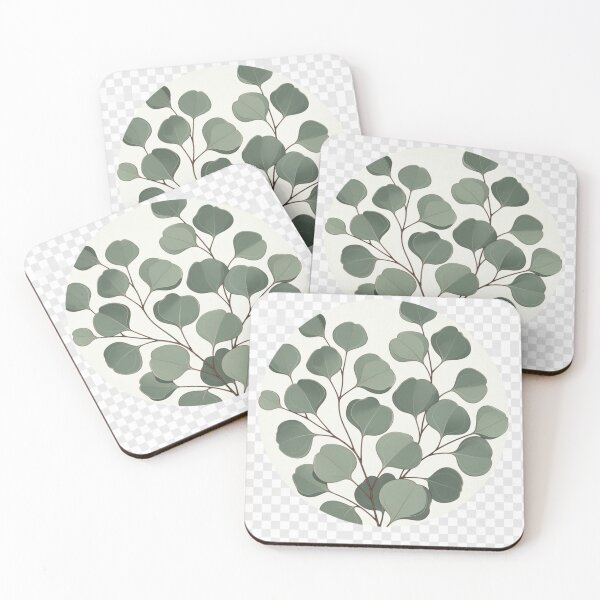 Item preview, Sage Green Eucalyptus Leaves | Minimal Botanical Design designed and sold by GalleryPeak.