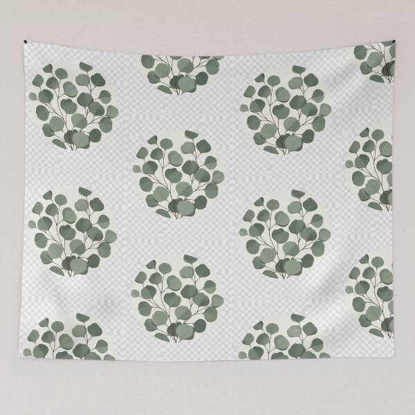 Item preview, Sage Green Eucalyptus Leaves | Minimal Botanical Design designed and sold by GalleryPeak.