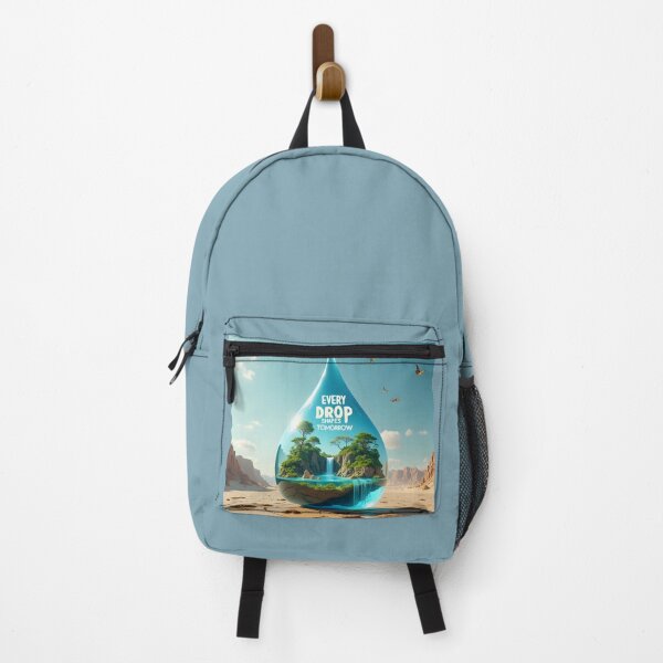 Item preview, Every Drop Shapes Tomorrow: Water Conservation Concept Art with Oasis Droplet designed and sold by Creative-RE.