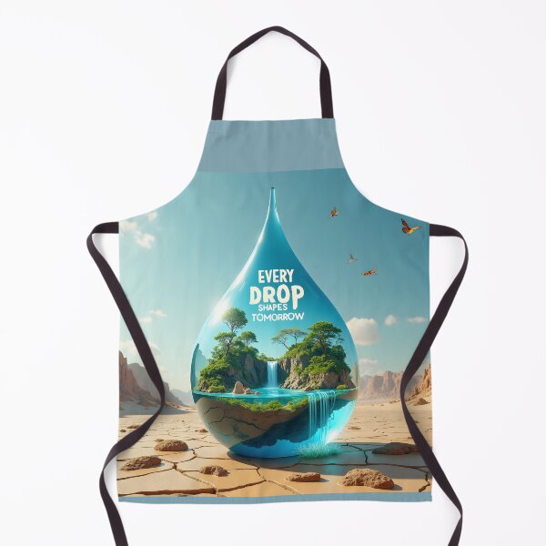 Item preview, Every Drop Shapes Tomorrow: Water Conservation Concept Art with Oasis Droplet designed and sold by Creative-RE.