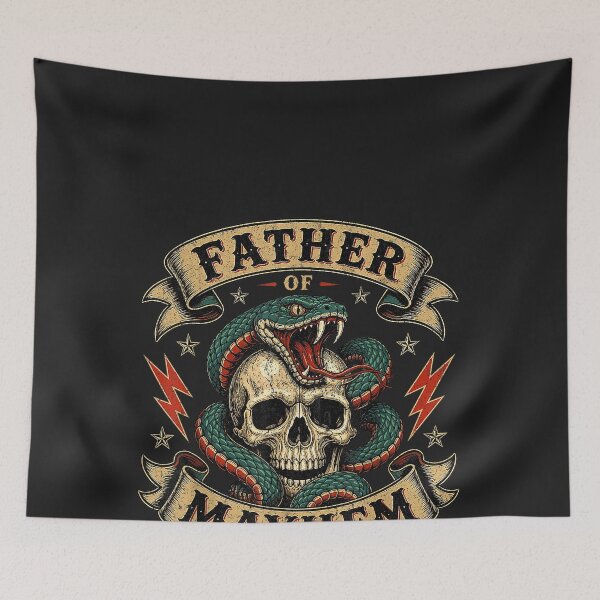 Item preview, Father of Mayhem Men Dad Funny Father's Day Matching Family designed and sold by CriseldaBruning.