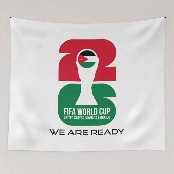 Item preview, Jordan World Cup 2026 We Are Ready Trophy Sticker designed and sold by topprinting.