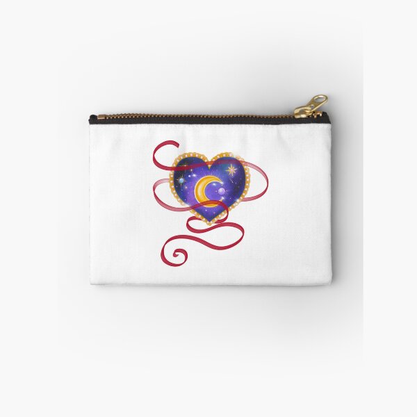 Item preview, Cosmic Moon Heart Locket Ribbon Art designed and sold by Vita95gelman.