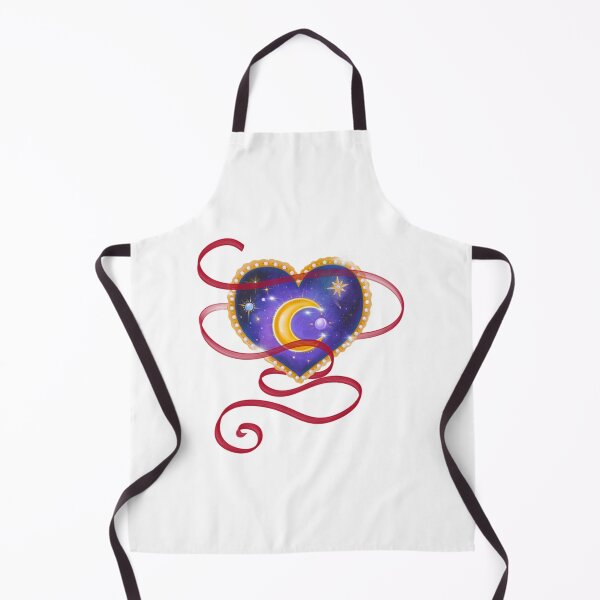 Item preview, Cosmic Moon Heart Locket Ribbon Art designed and sold by Vita95gelman.