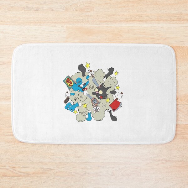 Item preview, Itchy and Scratchy Cartoon Fight Dust Cloud designed and sold by Moonpaw-Whimsy.