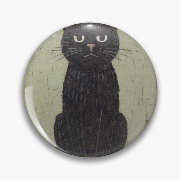 Item preview, Black Cat Sitting Bolt Upright designed and sold by PictorialWhimsy.