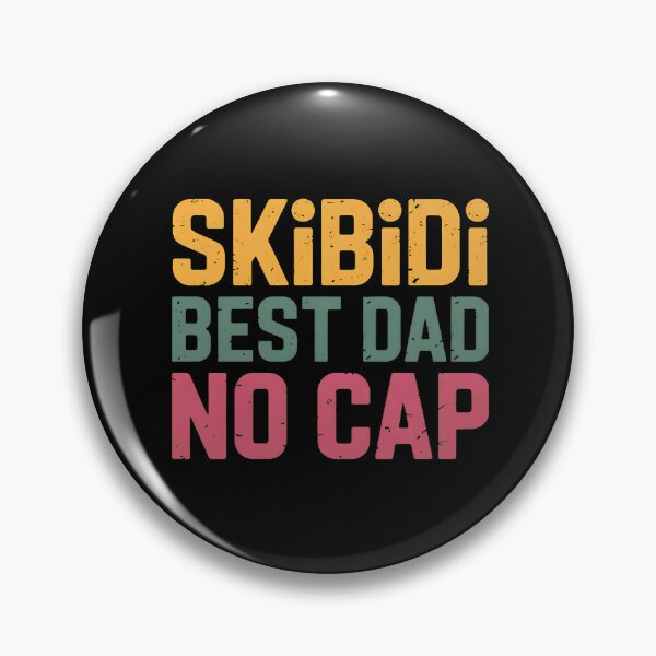 Item preview, Skibidi Best Dad No Cap Retro Text designed and sold by StranHabesre51.