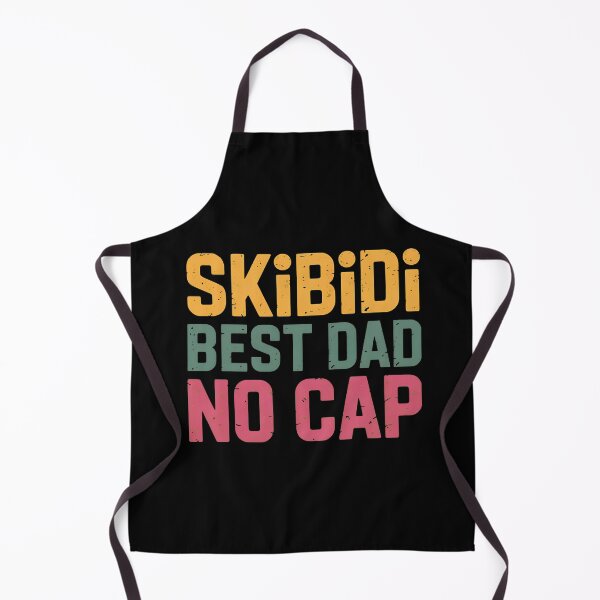 Item preview, Skibidi Best Dad No Cap Retro Text designed and sold by StranHabesre51.