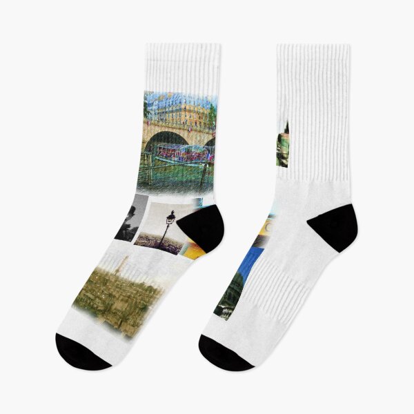 Item preview, Floridian in Paris | Michael Welch | 10 Photo Image Collage | Mixed Color and Black & White designed and sold by mwdrum.
