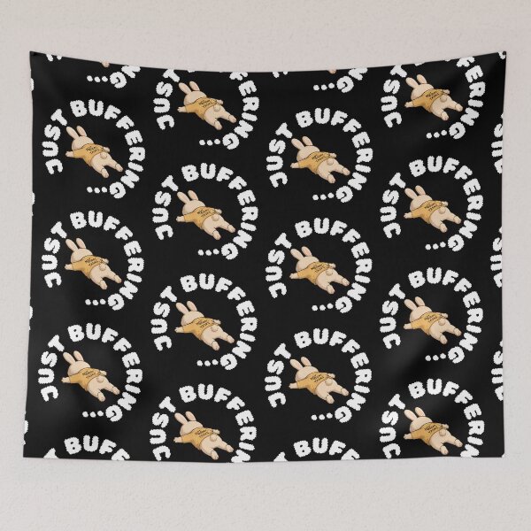 Item preview, JUST BUFFERING... LaMaisonOfMY PROCRASTINATION RABBIT COLLECTION | BLACKW Edition | No.03 designed and sold by LaMaisonOfMY.