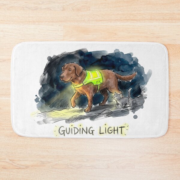Item preview, Guiding Light Dog and Cat Support Watercolor Art designed and sold by SoulPT.