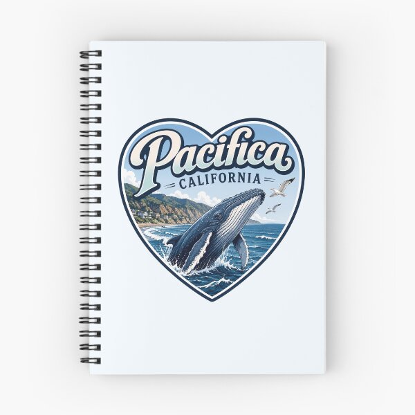Item preview, Pacifica, California - Whale Heart Shape designed and sold by Myra365Art.