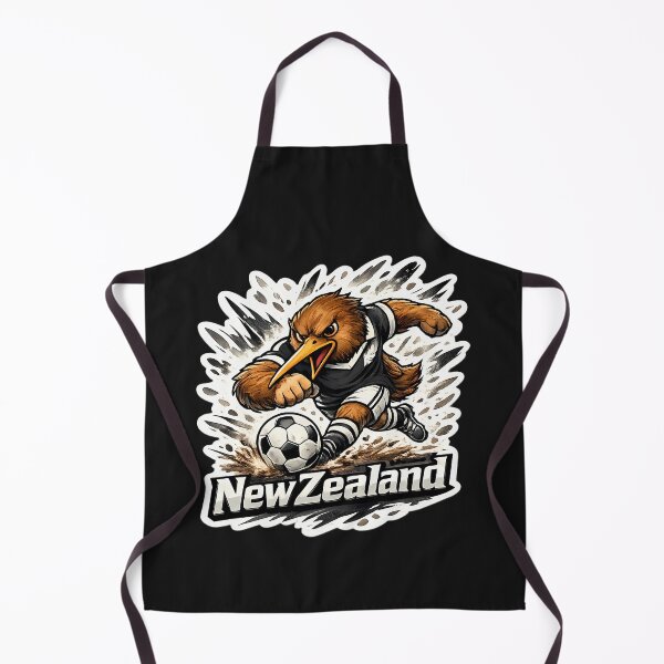 Item preview, New Zealand Kiwi Soccer Mascot designed and sold by Ambroa Stuff.
