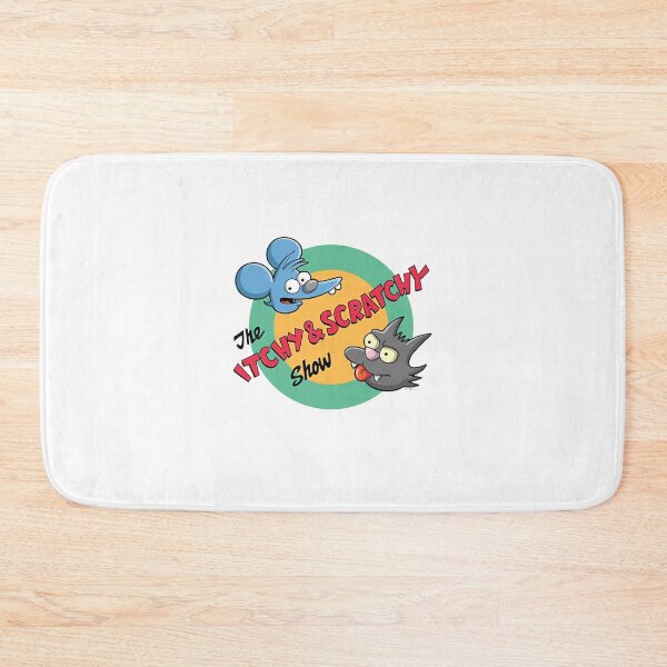 Item preview, The Itchy and Scratchy Show Retro Circle Logo designed and sold by Moonpaw-Whimsy.