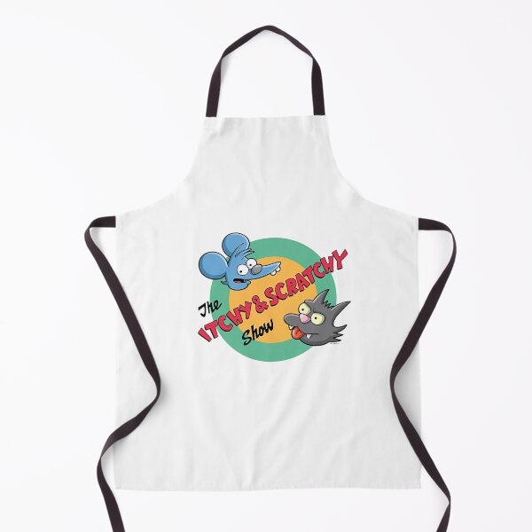 Item preview, The Itchy and Scratchy Show Retro Circle Logo designed and sold by Moonpaw-Whimsy.