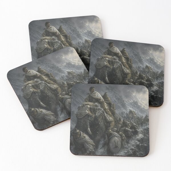 Item preview, Hannibal Barca — Crossing the Alps | Defeated Legends Series designed and sold by Qorvun.