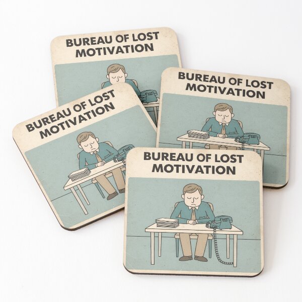 Item preview, Bureau of Lost Motivation designed and sold by PictorialWhimsy.