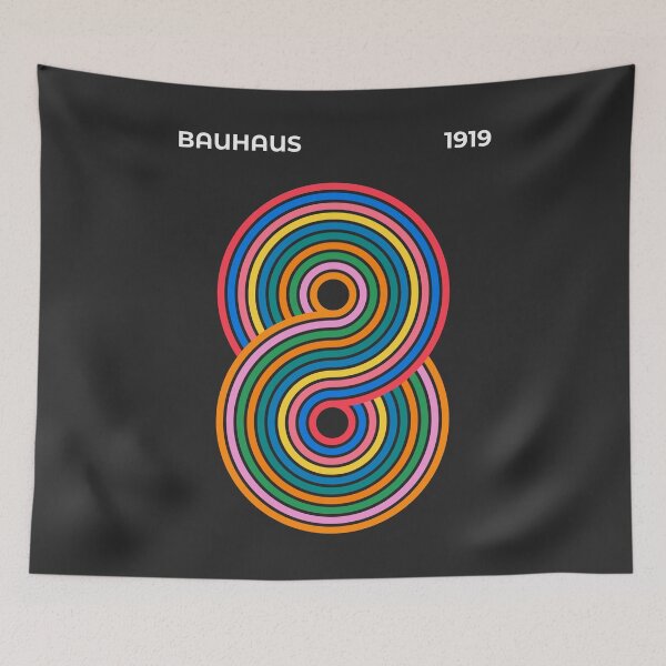 Item preview, Bauhaus 1919 Circle Loop Pattern designed and sold by Paigaam.