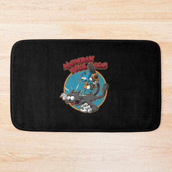 Item preview, Itchy and Scratchy Monday Feelings Chainsaw Cartoon designed and sold by Moonpaw-Whimsy.