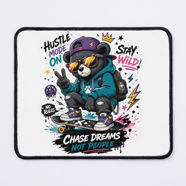 Item preview, Chase Dream Not People Panda Sticker Classic Tshirt designed and sold by PawFusionArt.