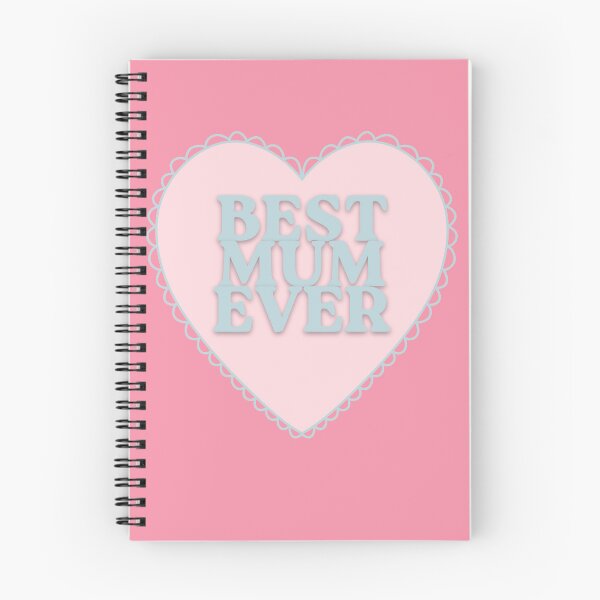 Item preview, BEST MUM EVER Cute Heart Pink designed and sold by HugSomeNettles.