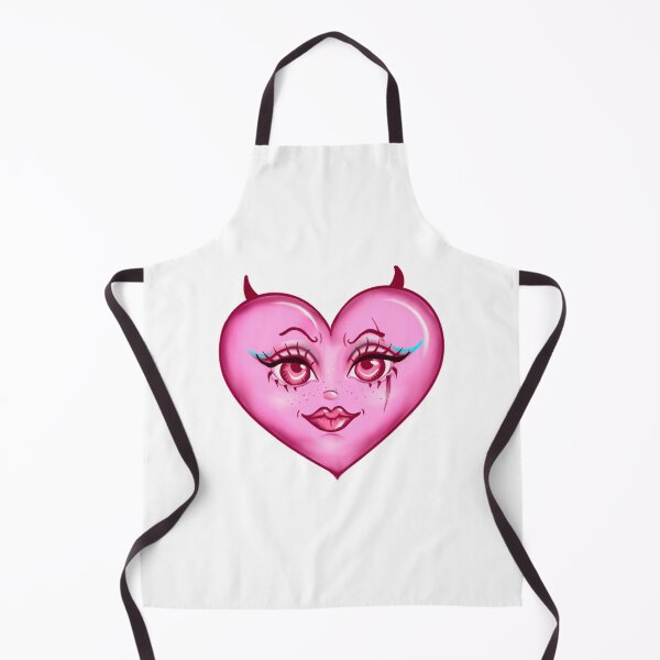 Item preview, Edgy Pink Heart with Eyes and Horns Y2K Aesthetic designed and sold by Vita95gelman.