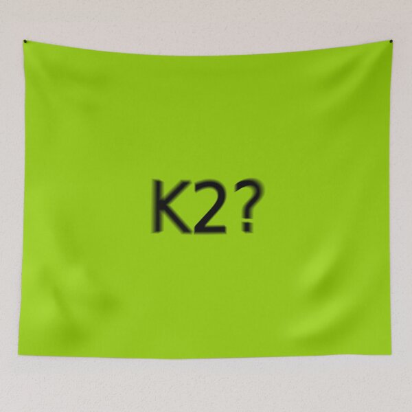 Item preview, K2 Supreme Green Question Unique Artwork Sign designed and sold by Doctor Schtrudel.