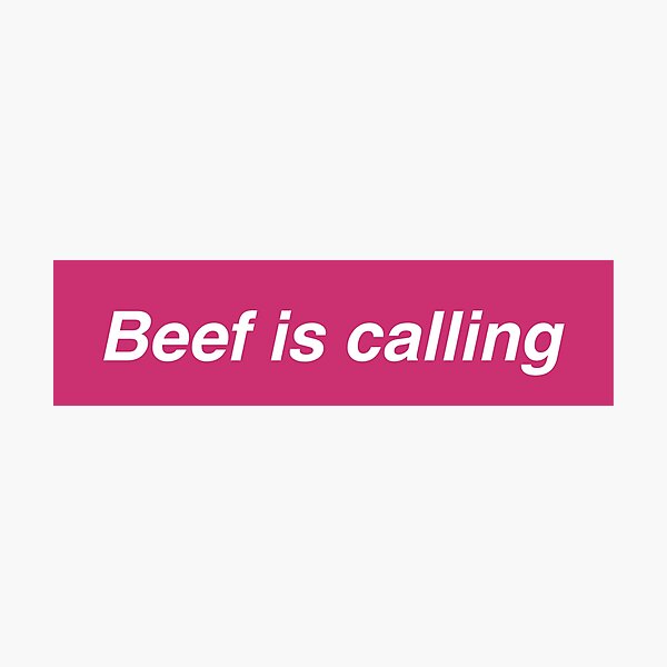Item preview, Beef Is Calling – Funny Steak Craving Carnivore Phrase designed and sold by ashiwrites.