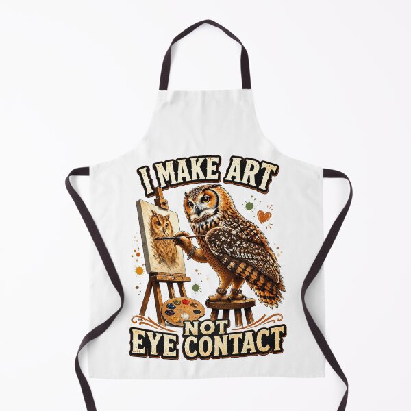 Item preview, Funny Owl Artist Introvert Painter Gift designed and sold by Gentlestate.