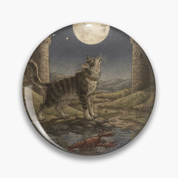Item preview, The Moon - Tarot Cat designed and sold by PictorialWhimsy.
