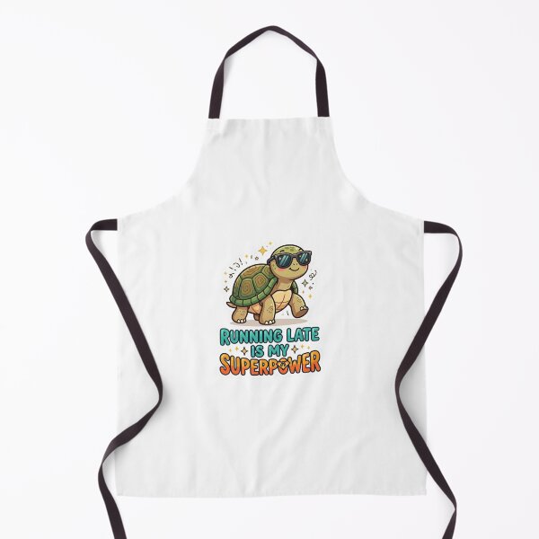 Item preview, Running Late Is My Superpower Funny Turtle Sticker designed and sold by PawFusionArt.