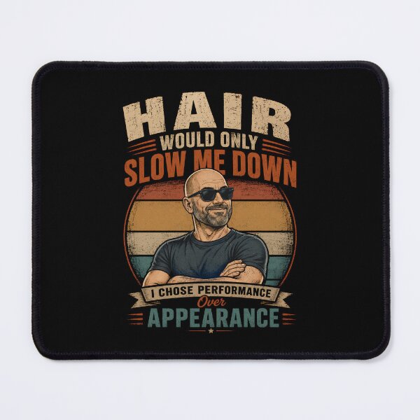 Item preview, Hair Would Only Slow Me Down Dad Humor designed and sold by Cutie Galore.