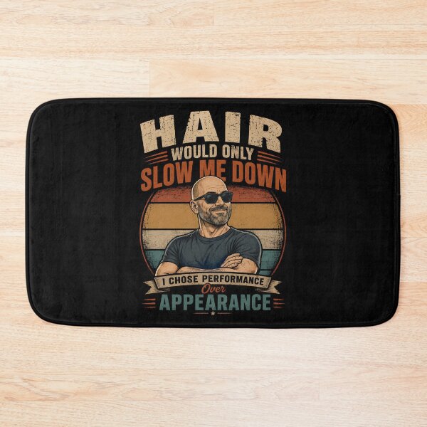 Item preview, Hair Would Only Slow Me Down Dad Humor designed and sold by Cutie Galore.