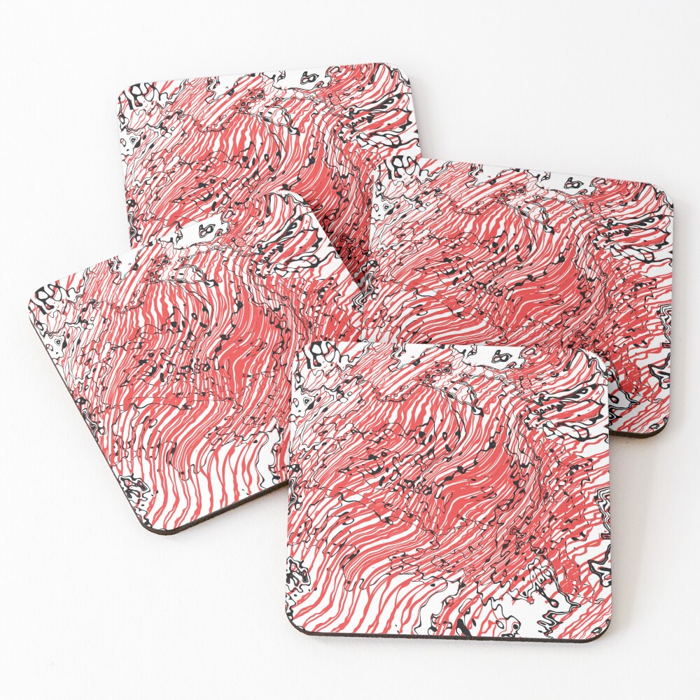 Item preview, Coasters (Set of 4) designed and sold by RATSSTUDIO.