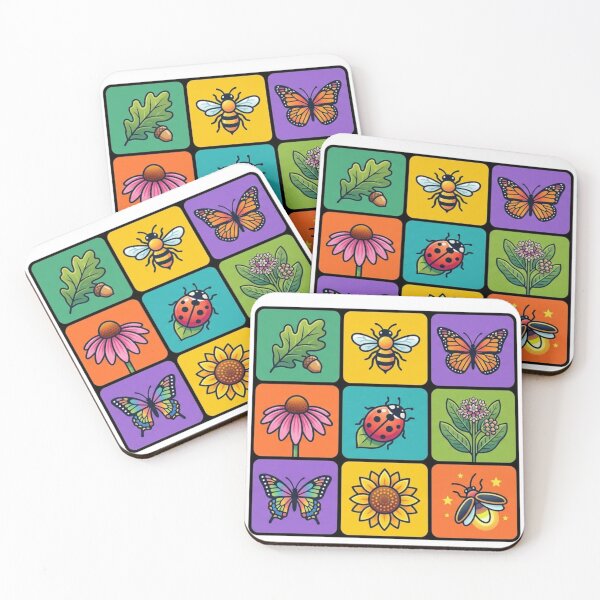 Item preview, Biodiversity is Beautiful Grid Art designed and sold by arkaicreative.