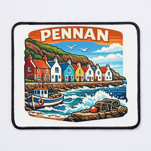 Item preview, Pennan Scotland Coastal Sticker designed and sold by Imaginarium of Chaos falcon88 .
