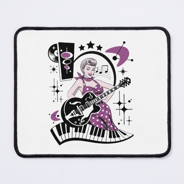 Item preview, Rockabilly Pin Up Girl Vintage 50s Sock Hop Retro Rock and Roll designed and sold by MemphisCenter.