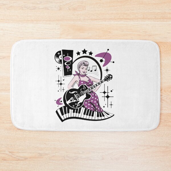 Item preview, Rockabilly Pin Up Girl Vintage 50s Sock Hop Retro Rock and Roll designed and sold by MemphisCenter.