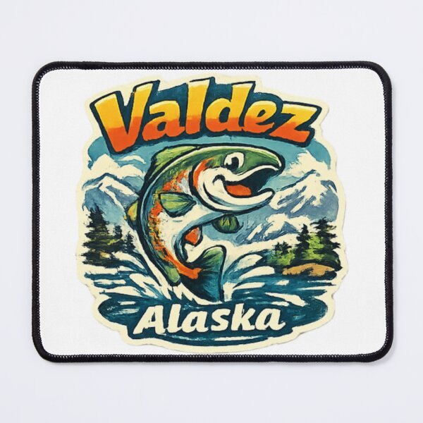 Item preview, Valdez Alaska and fish designed and sold by DamioPolArt.