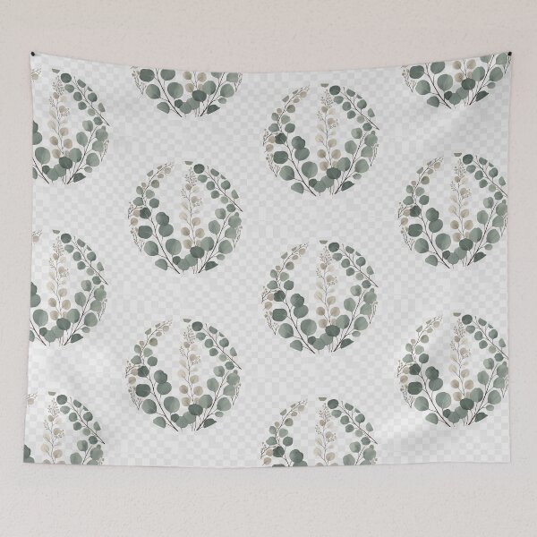 Item preview, Sage Green Eucalyptus Wreath | Minimal Botanical Design designed and sold by GalleryPeak.