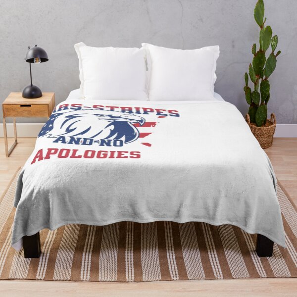 Item preview, Stars Stripes and No Apologies Vintage Eagle 4th of July T-Shirt designed and sold by CurlyDogDesigns.