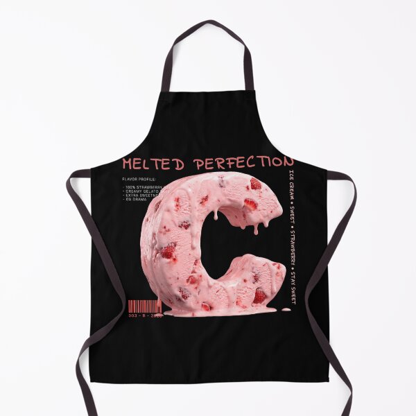 Item preview, Melted Perfection Strawberry Ice Cream Letter C designed and sold by JOCSTOCK.