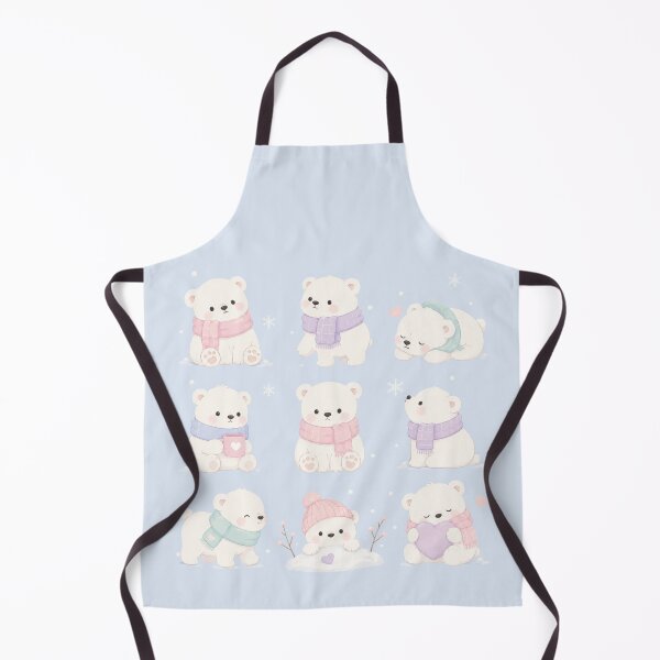 Item preview, Kawaii Winter Polar Bears - Soft Mini Collection designed and sold by EsenciaZen.