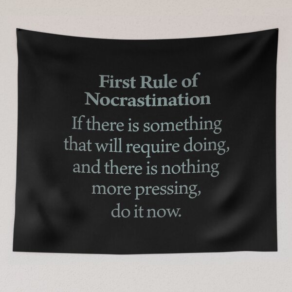 Item preview, First rule of nocrastination. v.2 designed and sold by x1brett.
