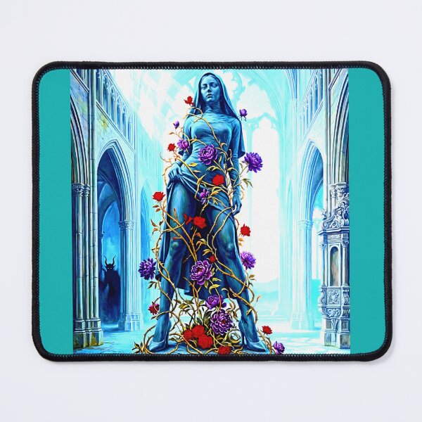 Item preview, Epic Dark Fantasy & Gothic Cathedral Wall Art (3:4) designed and sold by Cyber-ART-Studio.