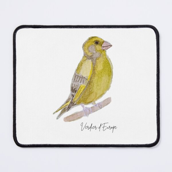 Item preview, A beautiful European greenfinch designed and sold by Les illustrations d'Adėle L..