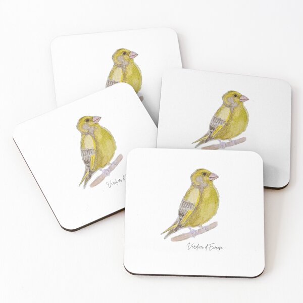 Item preview, A beautiful European greenfinch designed and sold by Les illustrations d'Adėle L..